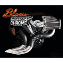 Blow Performance Kutback Exhaust System for Softail Softail 1984-2017 / Chrome / Black