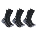Carhartt Force Midweight Crew Socks 3-pack Black / 42-25  - Customhoj