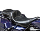 Le Pera Maverick Daddy Long Legs Extended Seat for Harley 02-07 Touring Road King / Stitched Black / Without backrest  - Customhoj