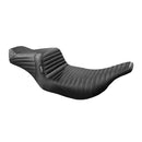 Le Pera Tailwhip 2-Up Seat for Harley 97-07 Touring Electra Glide / Road Glide / Pleated Black  - Customhoj