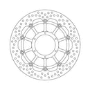 Moto-Master Brake Disc Honda RTV 1000 R 00-06 Moto-Master Halo Front Right Brake Disc for Honda Customhoj