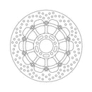 Moto-Master Brake Disc Kawasaki Zephyr 1100 92-98 Moto-Master Halo Front Right Brake Disc for Kawasaki Customhoj