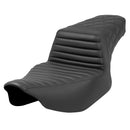 Saddlemen Step-Up Extended Reach Tuck-n-Roll / Lattice Stitch for Harley 24-25 Touring Road Glide / Street Glide / Black  - Customhoj