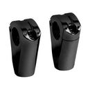 HIGHWAY HAWK Risers Fat bar Svart Highway Hawk Spartican risers till 1.25" styren, 2.5" rise. Svart / Krom Customhoj
