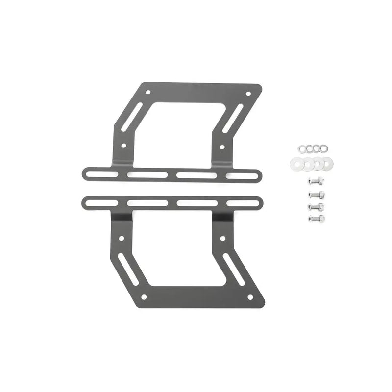 Highway Hawk Kit universale di supporto per borse laterali per moto Nero