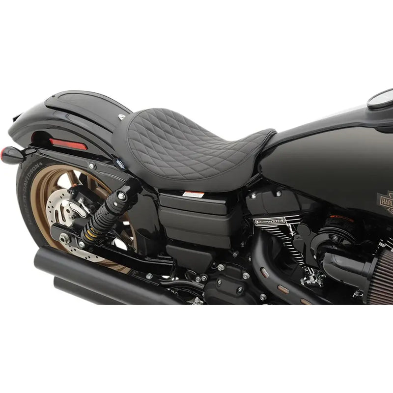 Drag Specialties Sella singola a profilo ribassato per Harley