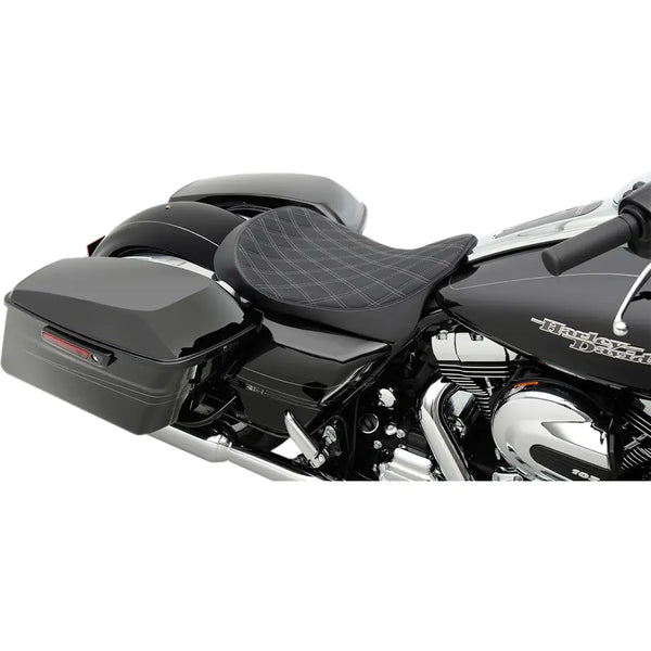 Drag Specialties Sella singola EZ-ON a profilo ribassato per Harley