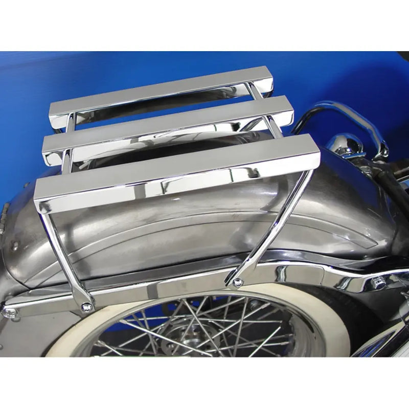 MCS Portapacchi cromato a 3 canali per Harley