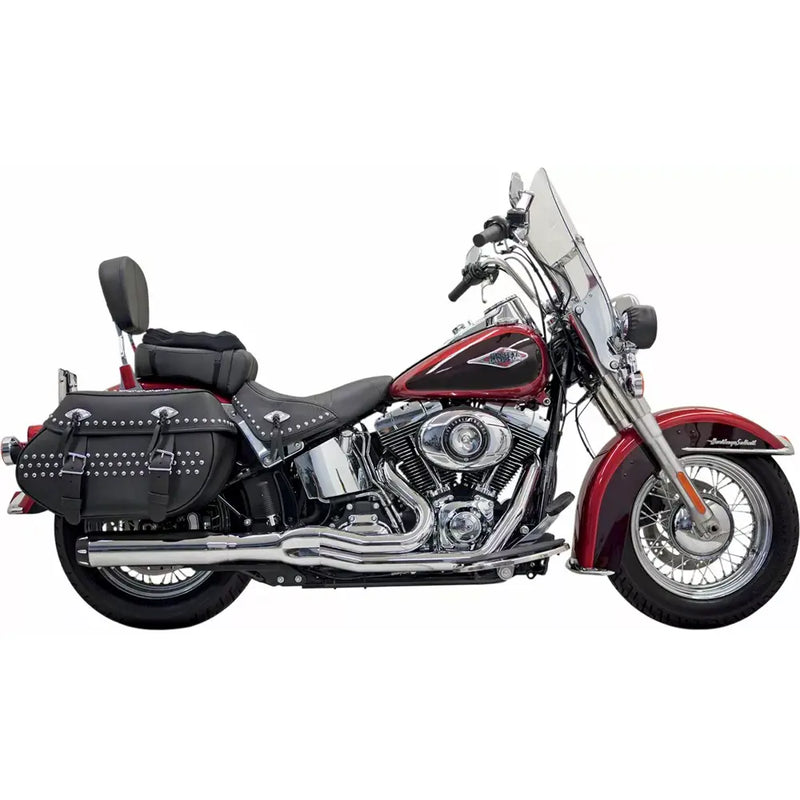 Sistema di scarico Bassani Road Rage II B1 2-into-1 per Harley