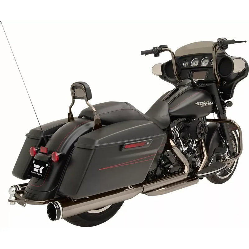 Khrome Werks Sistema di scarico Dominator con crossover a due fasi per Harley