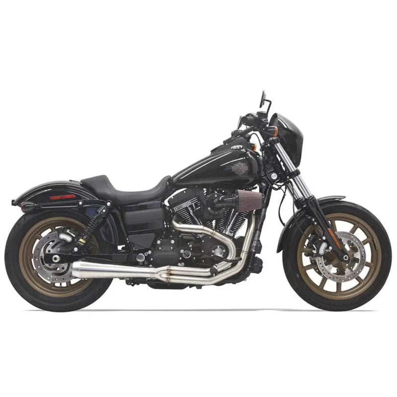 Sistema di scarico Bassani Road Rage III Stainless 2-into-1 per Harley