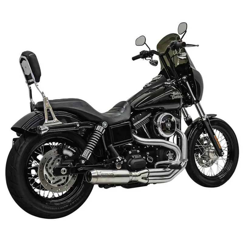 Sistema di scarico Bassani Road Rage Super Bike 2-into-1 per Harley