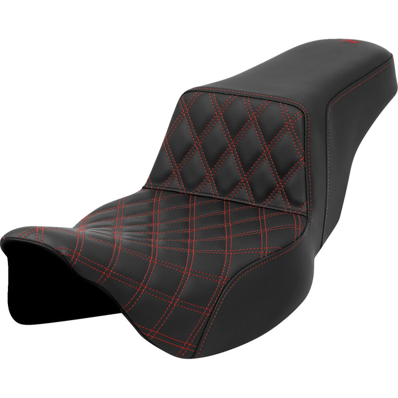 Saddlemen Step-Up Extended Reach anteriore con punto a reticolo per Harley