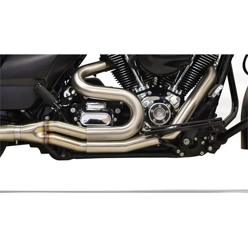 Sistema di scarico Bassani Road Rage III Long Stainless 2-into-1 per Harley