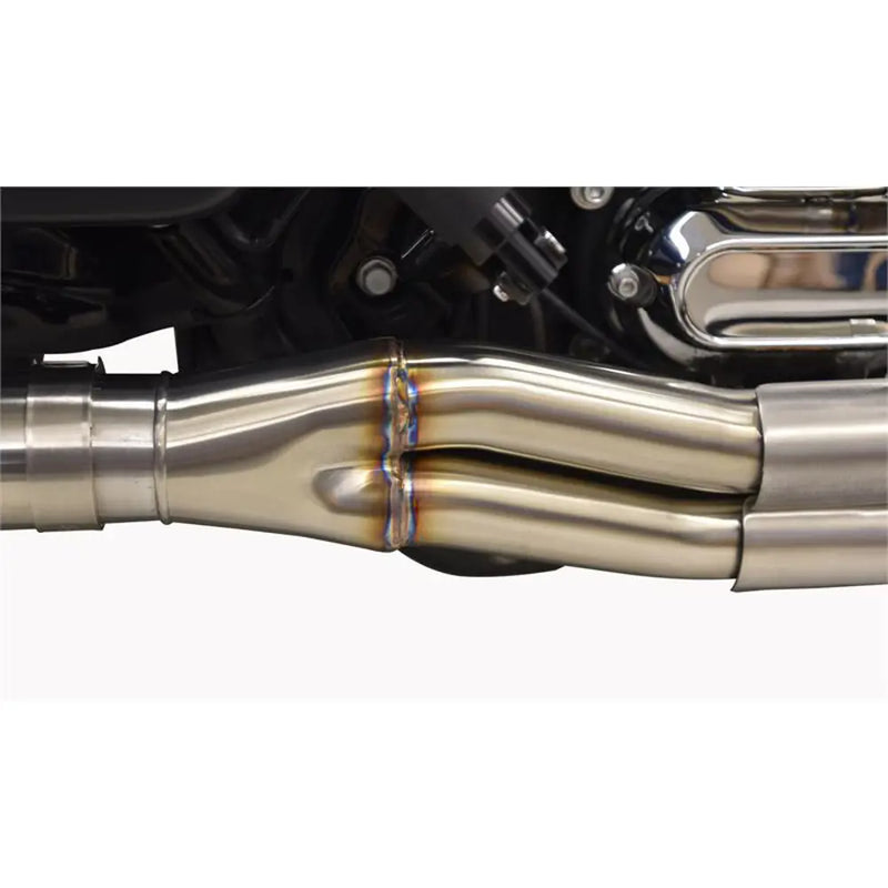 Sistema di scarico Bassani Road Rage III Long Stainless 2-into-1 per Harley