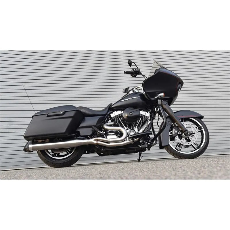 Sistema di scarico Bassani Road Rage III Long Stainless 2-into-1 per Harley