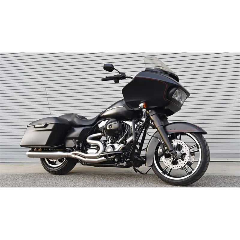 Sistema di scarico Bassani Road Rage III Long Stainless 2-into-1 per Harley