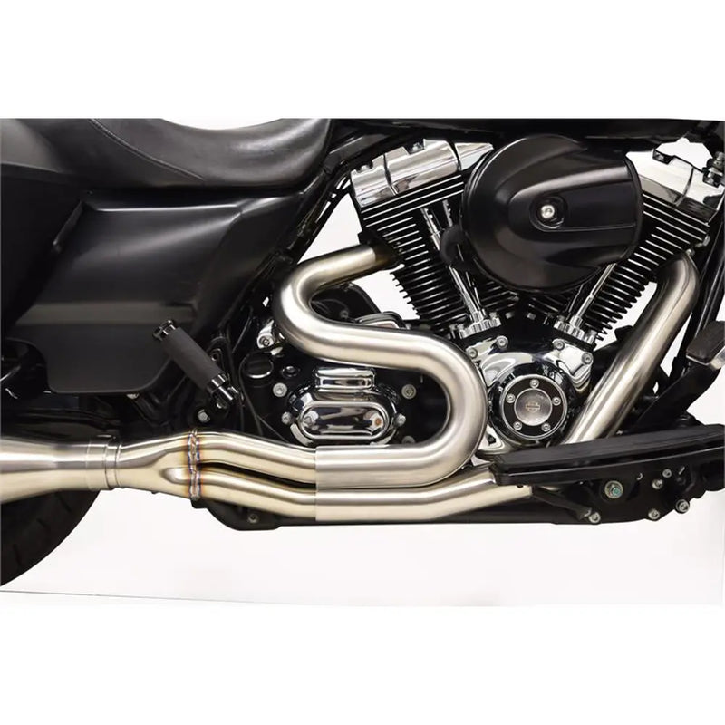 Sistema di scarico Bassani Road Rage III Long Stainless 2-into-1 per Harley