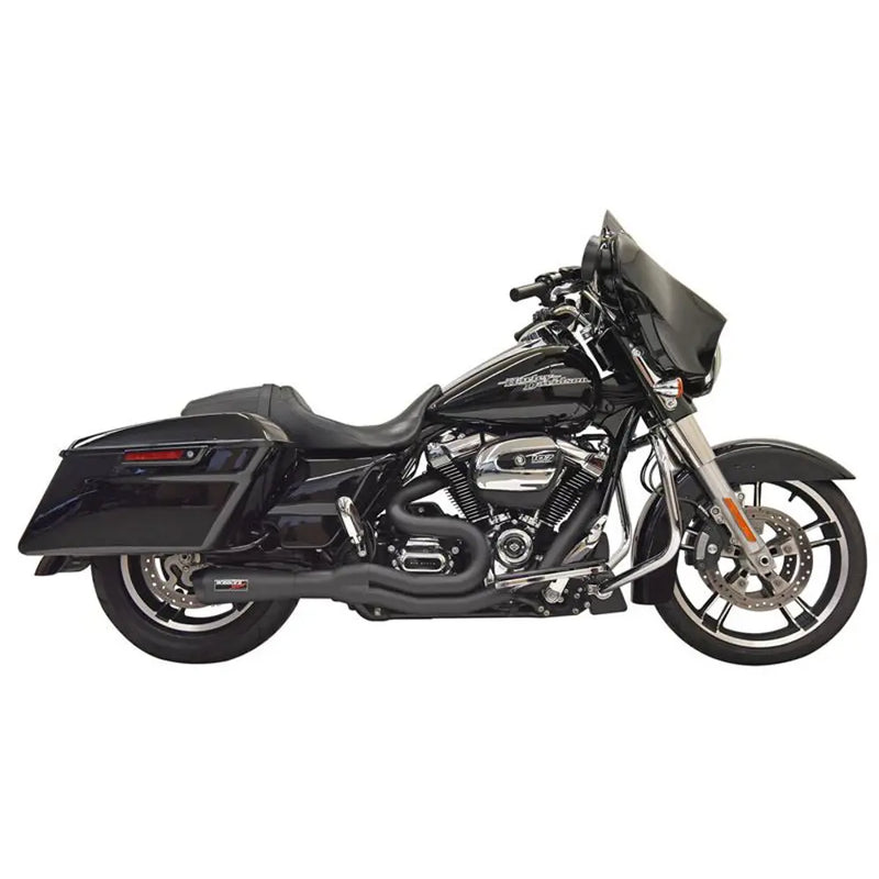 Sistema di scarico Bassani Road Rage II 2-into-1 per Harley