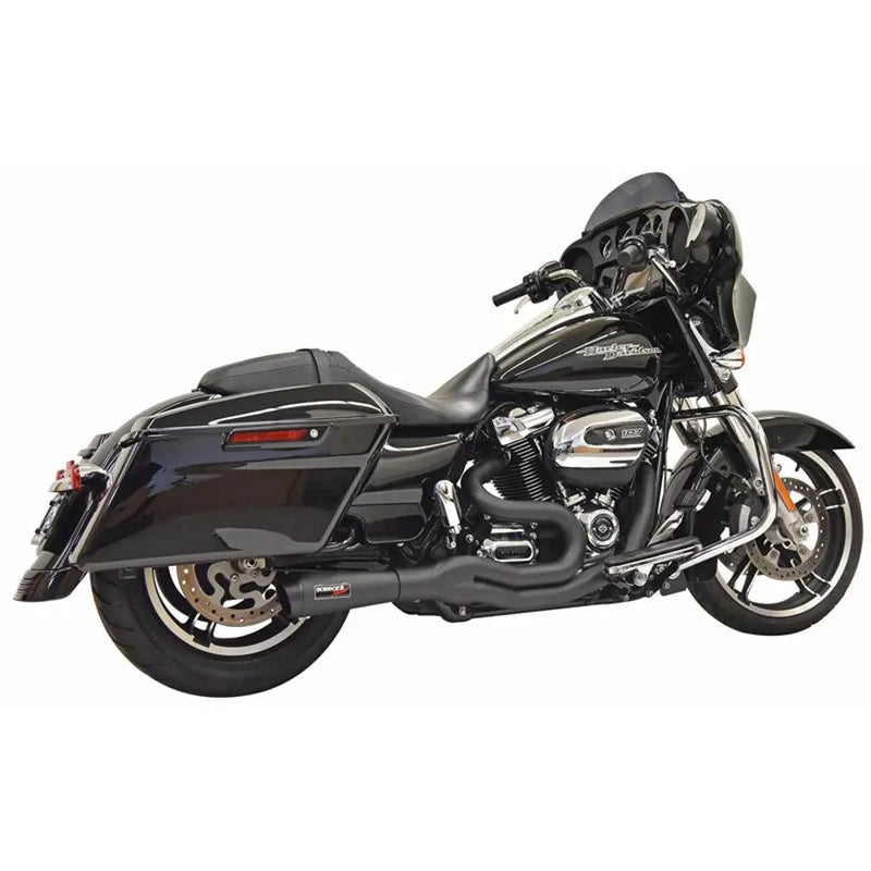 Sistema di scarico Bassani Road Rage II 2-into-1 per Harley