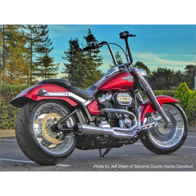 Sistema di scarico Bassani Road Rage II 2-into-1 per Harley