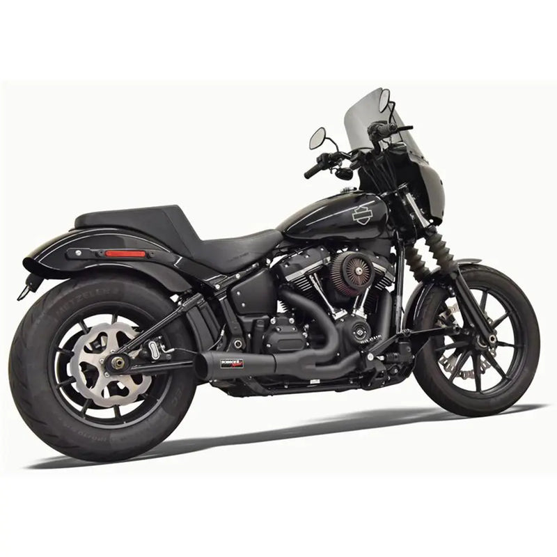 Sistema di scarico catalitico Bassani The Ripper Short 2-into-1 per Harley