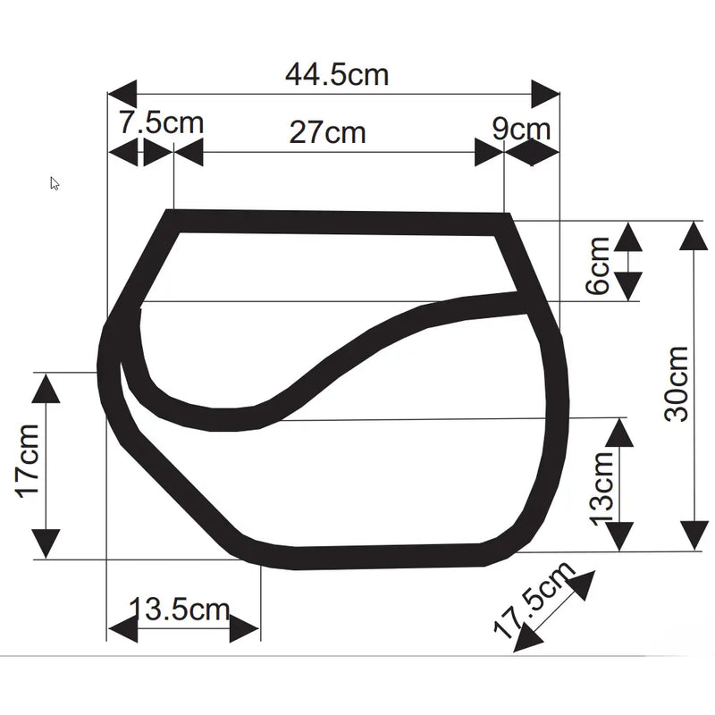 Longride Set di borse laterali per moto Click-On 38L modello 154