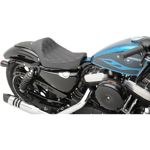 Drag Specialties Sella singola stile café racer per Harley