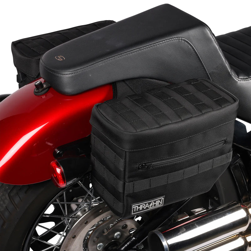 Thrashin Supply Set di borse laterali per moto Essential 10L Throw-Over