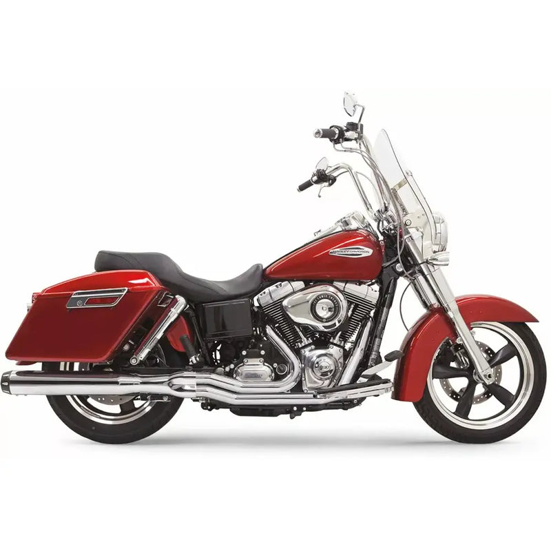 Sistema di scarico Bassani Road Rage Straight Can 2-into-1 per Harley