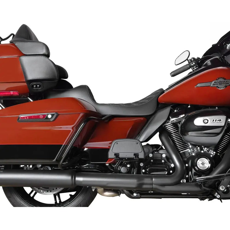 Drag Specialties Sella Predator III 2-Up Extended Reach per Harley
