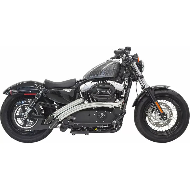 Sistema di scarico radiale Bassani Sweeper per Harley