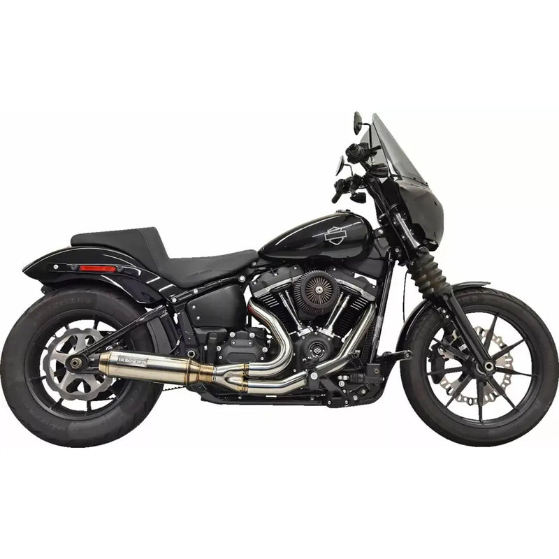 Sistema di scarico Bassani Road Rage Super Bike 2-into-1 per Harley