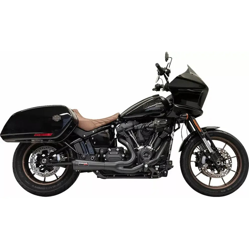 Sistema di scarico catalitico Bassani The Ripper Short 2-into-1 per Harley