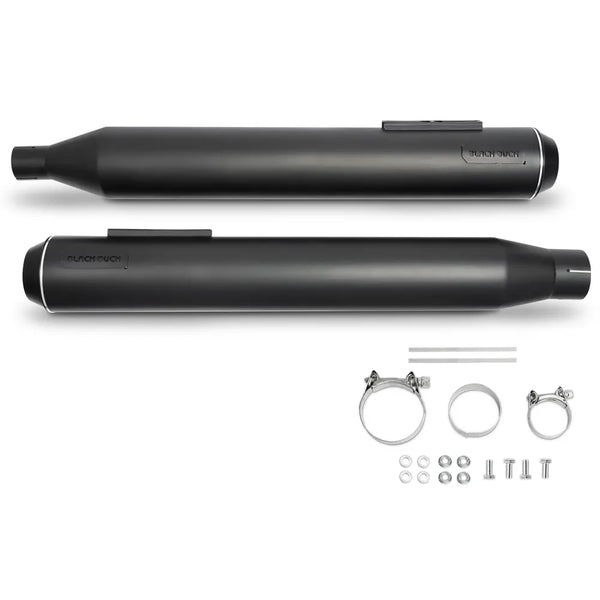 Silenziatori Slip-On Black Duck Bombardier EC Euro Approved per Harley