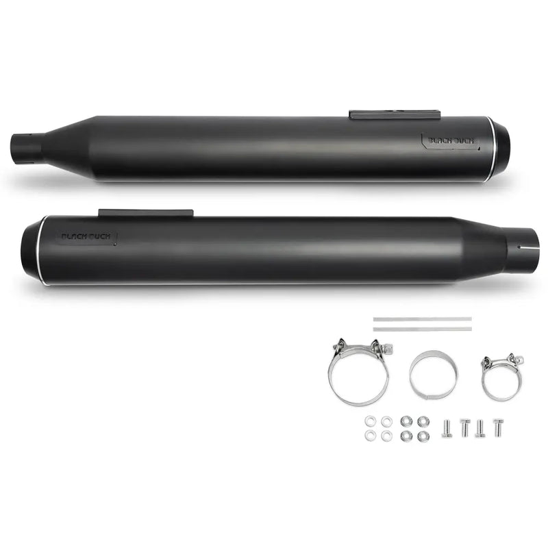 Silenziatori Slip-On Black Duck Bombardier EC Euro Approved per Harley