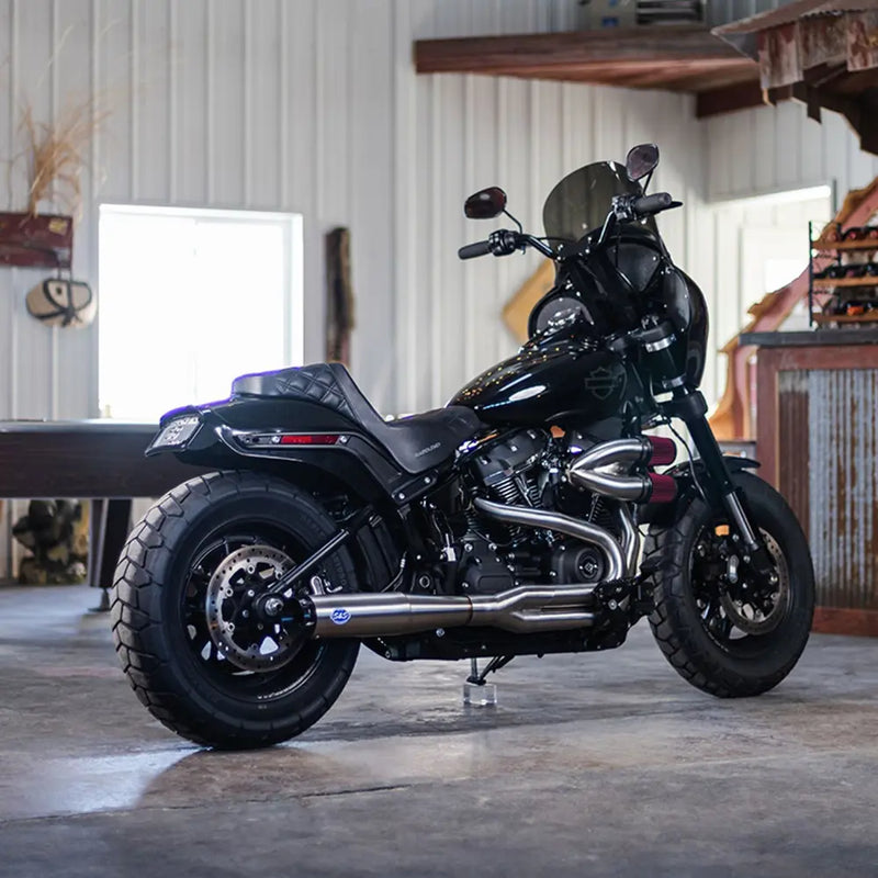 S&S Sistema di scarico SuperStreet 2-into-1 per Harley