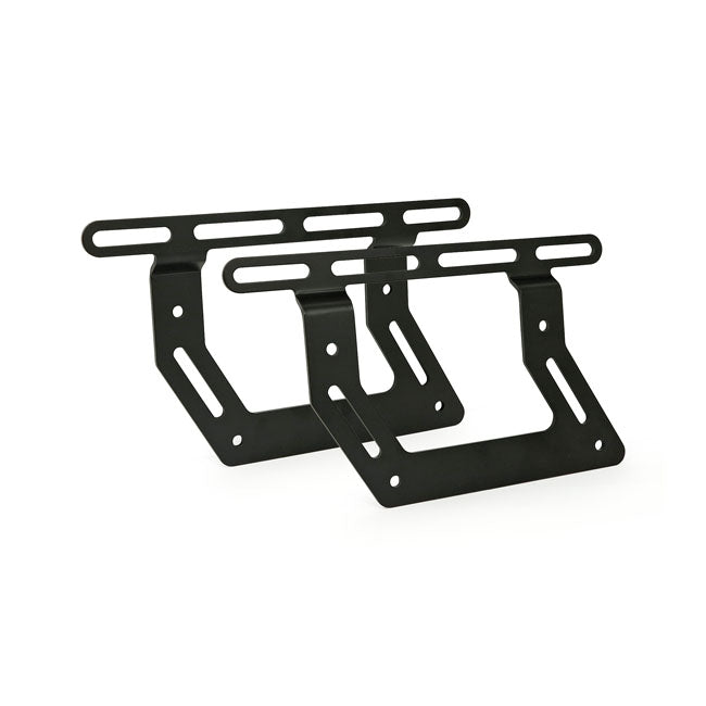 Highway Hawk Kit universale di supporto per borse laterali per moto Nero