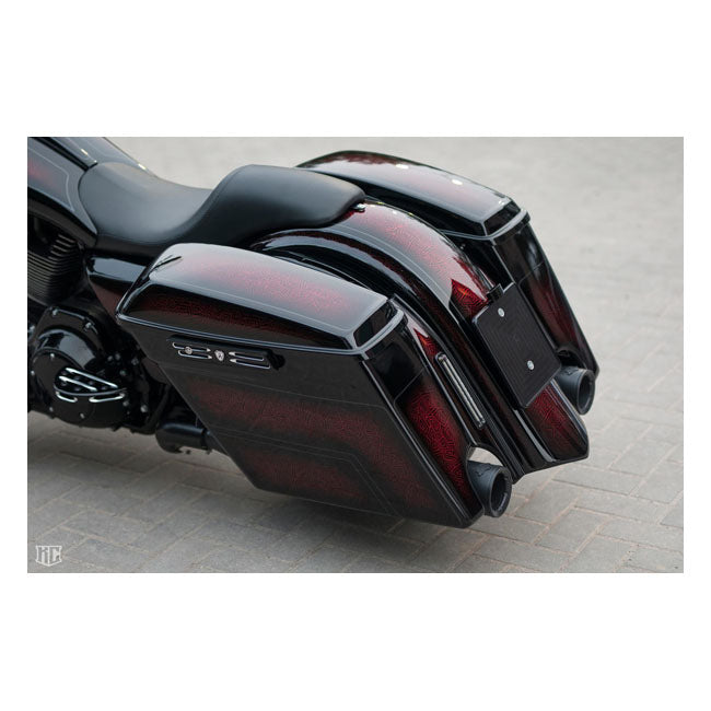 Killer Custom Corpi per borse laterali allungate da 4" per Harley