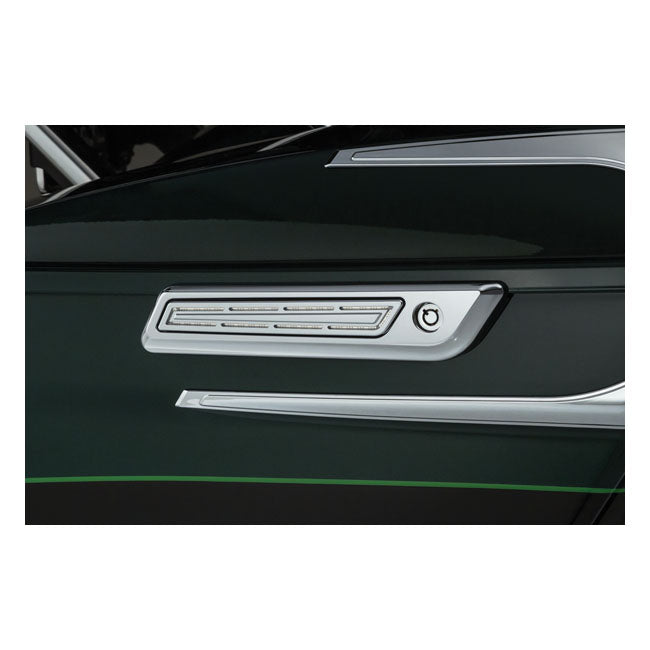 Kuryakyn Luci LED con chiusura a scatto per borse laterali Harley