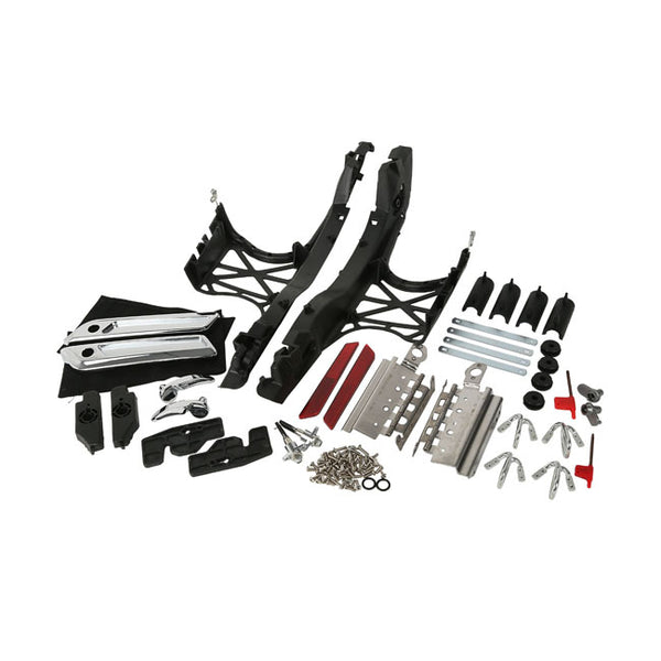 MCS Kit di ferramenta con chiusura e serratura per coperchio borsa laterale Harley