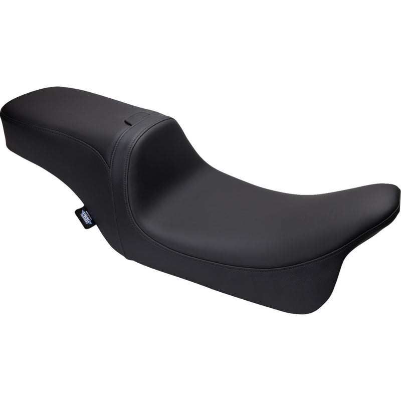 Drag Specialties Sella Performance Predator 2-Up con schienale e vano portaoggetti per Harley