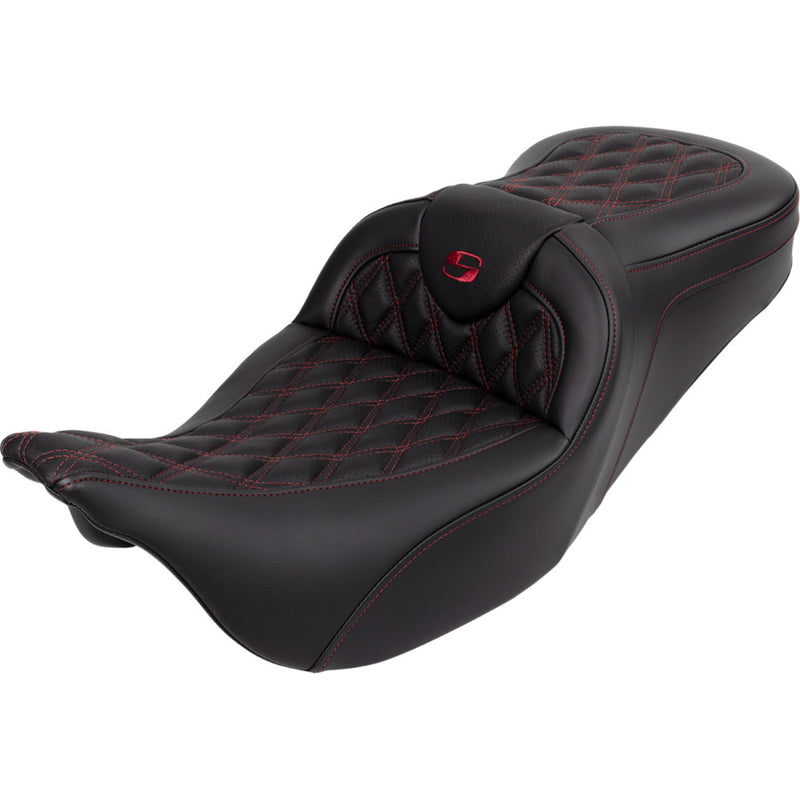 Saddlemen Roadsofa Sedile con punto a reticolo per Harley