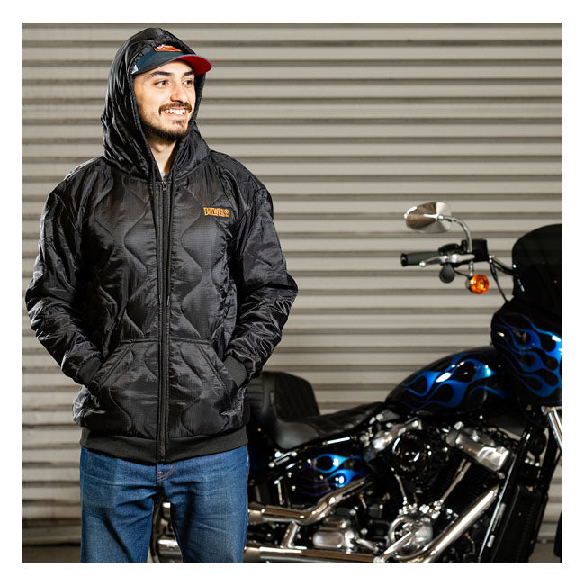 Biltwell Felpa con cappuccio con zip Woobie