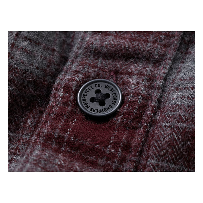 West Coast Choppers Camicia di flanella rigida