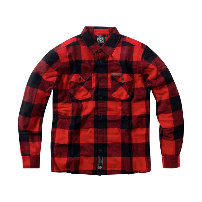 West Coast Choppers Camicia di flanella rigida