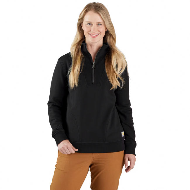 Carhartt Felpa Fiber Series mezza zip da donna