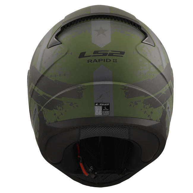 Casco moto integrale LS2 Rapid II
