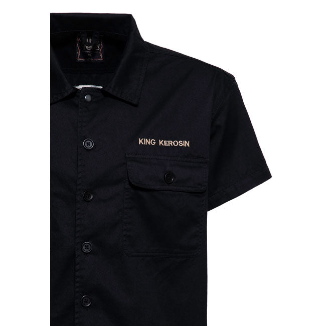 King Kerosin Camicia da lavoro a maniche corte Speedy Service