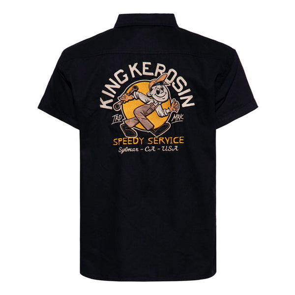 King Kerosin Camicia da lavoro a maniche corte Speedy Service